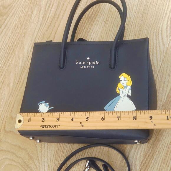 Disney x Kate Spade New York Alice in Wonderland Shopper Crossbody Purse  Bag - Picture 4 of 12